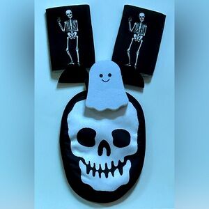 NEW!!! 5 Piece Spooky Halloween Skeleton & Ghost Kitchen Set (NWT)